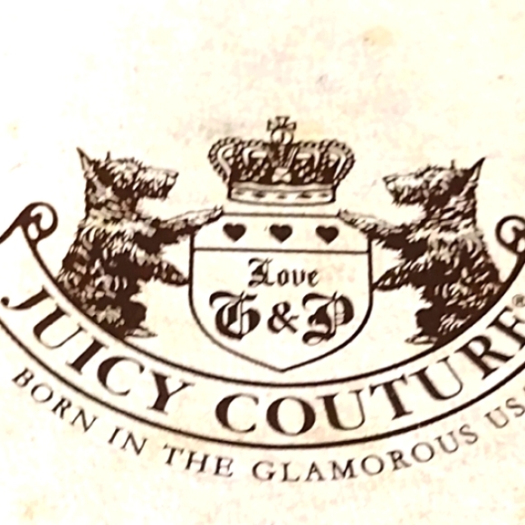 JUICY Couture Sky Blue Heart Dangling Earrings 🎁 NWT - Picture 5 of 7